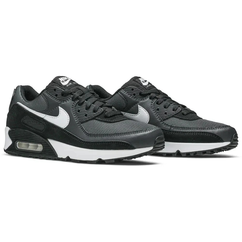 Nike Air Max 90 Shoes Iron Smoke Grey Black White Anthracite Cn8490-002 Men 8
